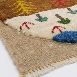 キリムギャッベ 約40cm x 44cm