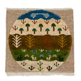 キリムギャッベ 約40cm x 44cm