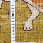 手織りペルシャ絨毯 ライオンラグ