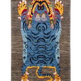 シーラーズ産手織り絨毯ライオンギャッベ全体像