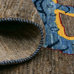 温かみを感じるウールギャッベ質感