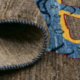 温かみを感じるウールギャッベ質感