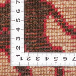 カシュガイ族によるライオンラグの織密度