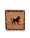 Lion Gabbeh Approx. 41cm x 41cm