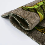 ペルシャギャッベ ウール ブラウン系 ラグ