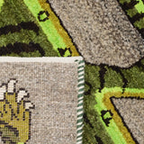 シーラーズ産ギャッベ ライオン柄 手織り絨毯