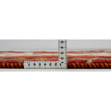ライオンラグ シーラーズ産 ウール レッド 玄関マット サイズ計測（横）