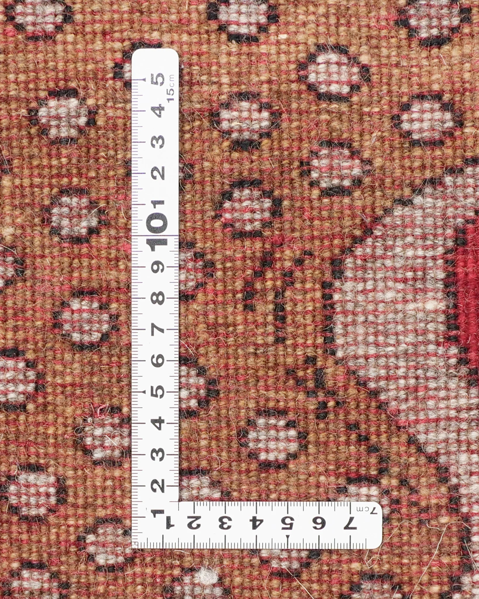 赤地にサングラスをかけたヒョウが描かれた、シーラーズ産の手織りウールラグ ライオンギャッベ 65×93cm 玄関マット