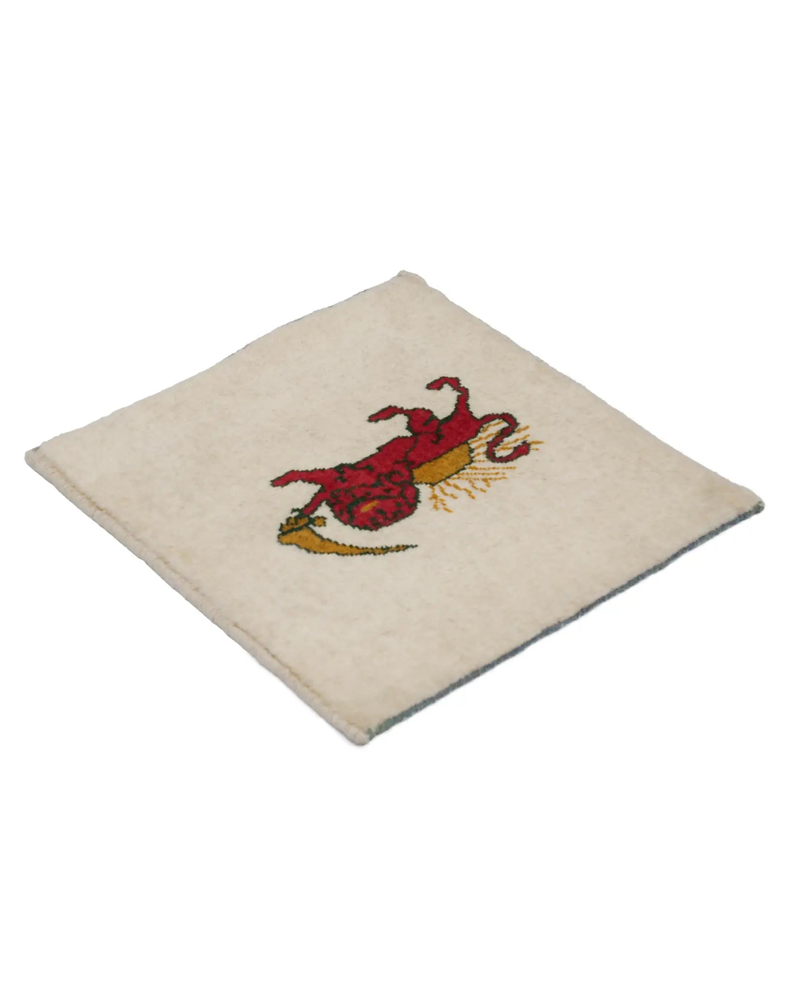 ライオンギャッベ 約39cm x 40cm|SATHI RUGS ライオンギャッベ 約39cm x 40cm|SATHI RUGS