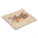 太陽を背にしたライオンラグ シーラーズ産