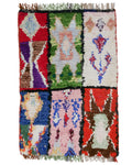 Moroccan Rug Boucherouite Approx. 60cm x 87cm
