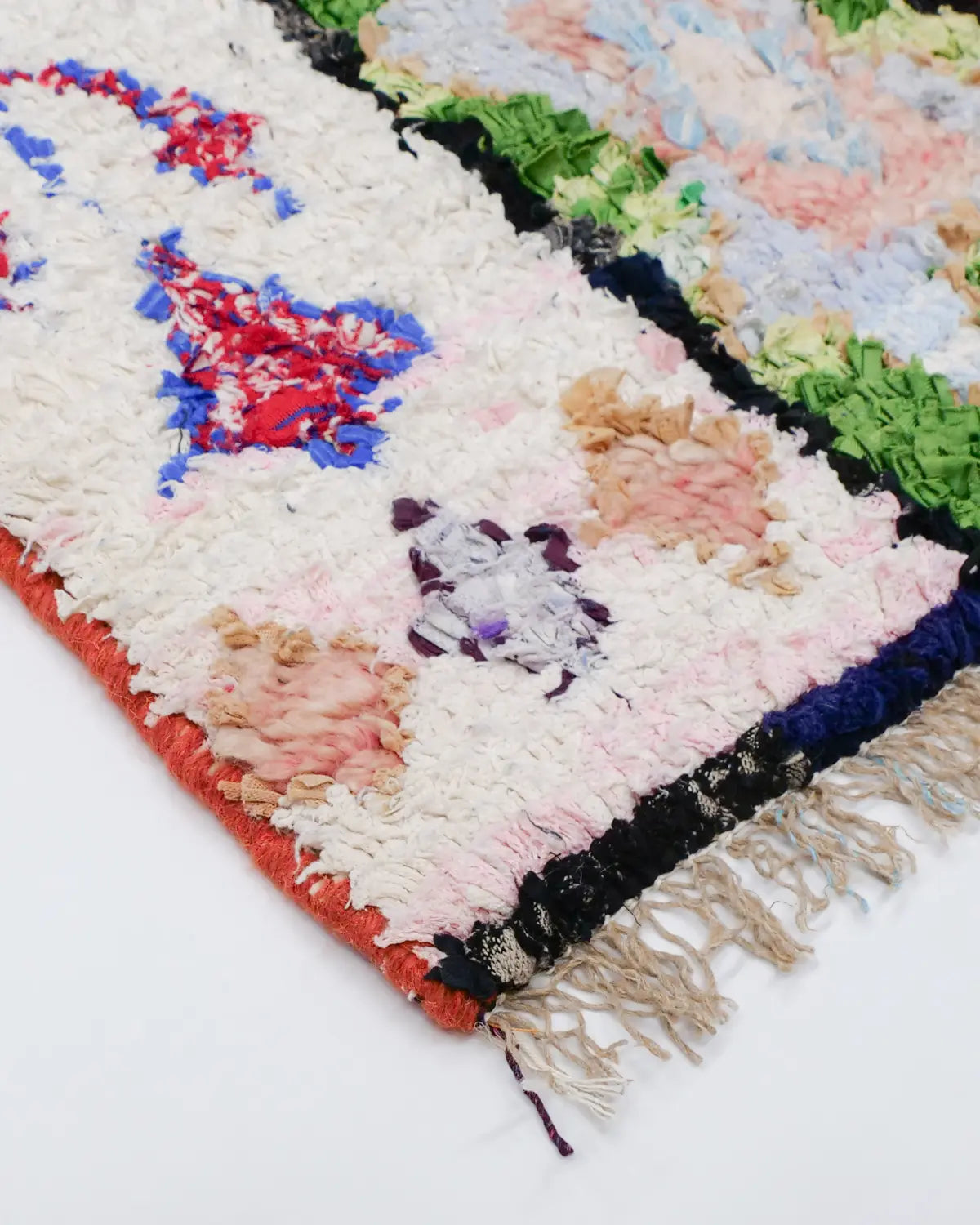 モロッコ絨毯 ボシャルウィット 約60×87cm 綿ラグ 手織り｜SATHI RUGS