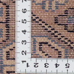 パキスタン絨毯 ラホール産 75x77cm 青 ネイビー 正方形 手織り