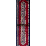 パキスタン絨毯 シルクタッチ 約31cm x 125cm