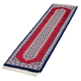 パキスタン絨毯 シルクタッチ 約31cm x 125cm