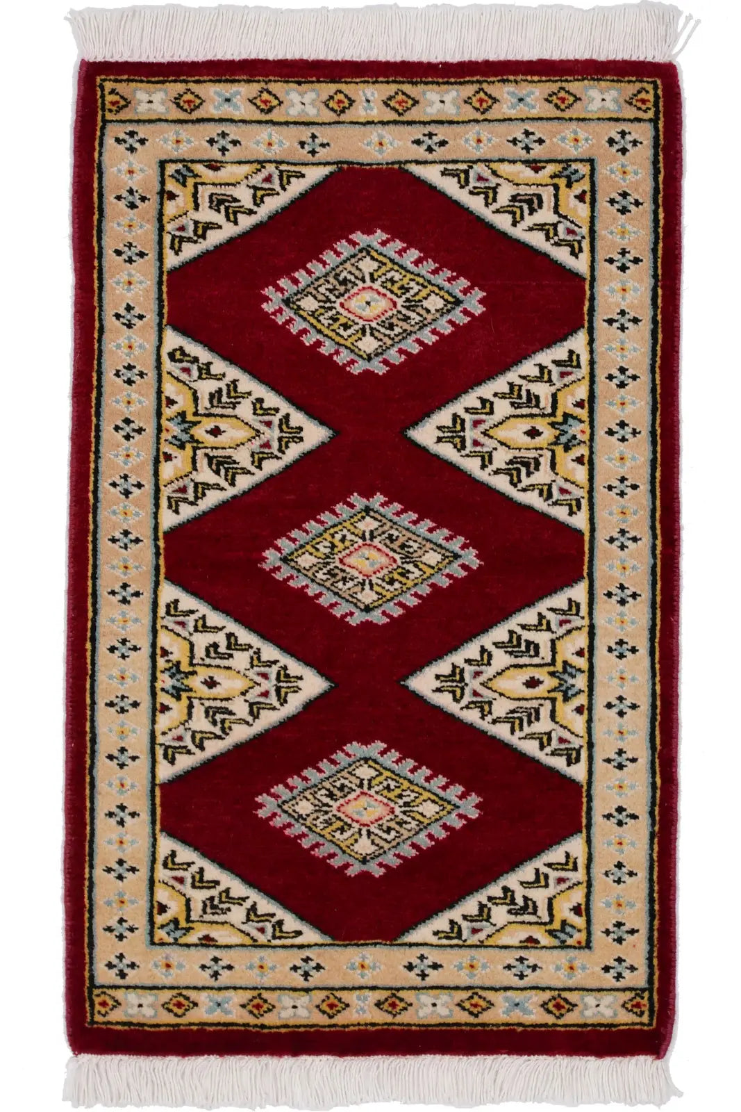 Pakistani Rug Silk Touch Approximately 47cm x 77cm|SATHI RUGS