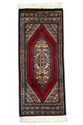 Pakistani Rug Silk Touch Approx. 29cm x 66cm