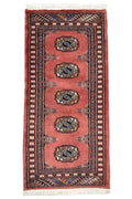 パキスタン絨毯 シルクタッチ 約50×104cm