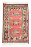 パキスタン絨毯 シルクタッチ 約61×90cm