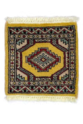 パキスタン絨毯 約30×31cm