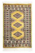 パキスタン絨毯 シルクタッチ 約64×94cm