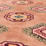 高級ウールラグ ラホール産 手織り 絨毯