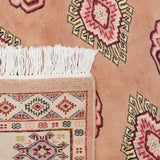 パキスタン絨毯 シルクタッチ 約138cm x 195cm