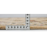 ウールラグ パキスタン産 ベージュ 幾何学デザイン