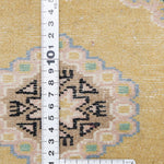 パキスタン絨毯 ラホール 手織り ウール 幾何学柄