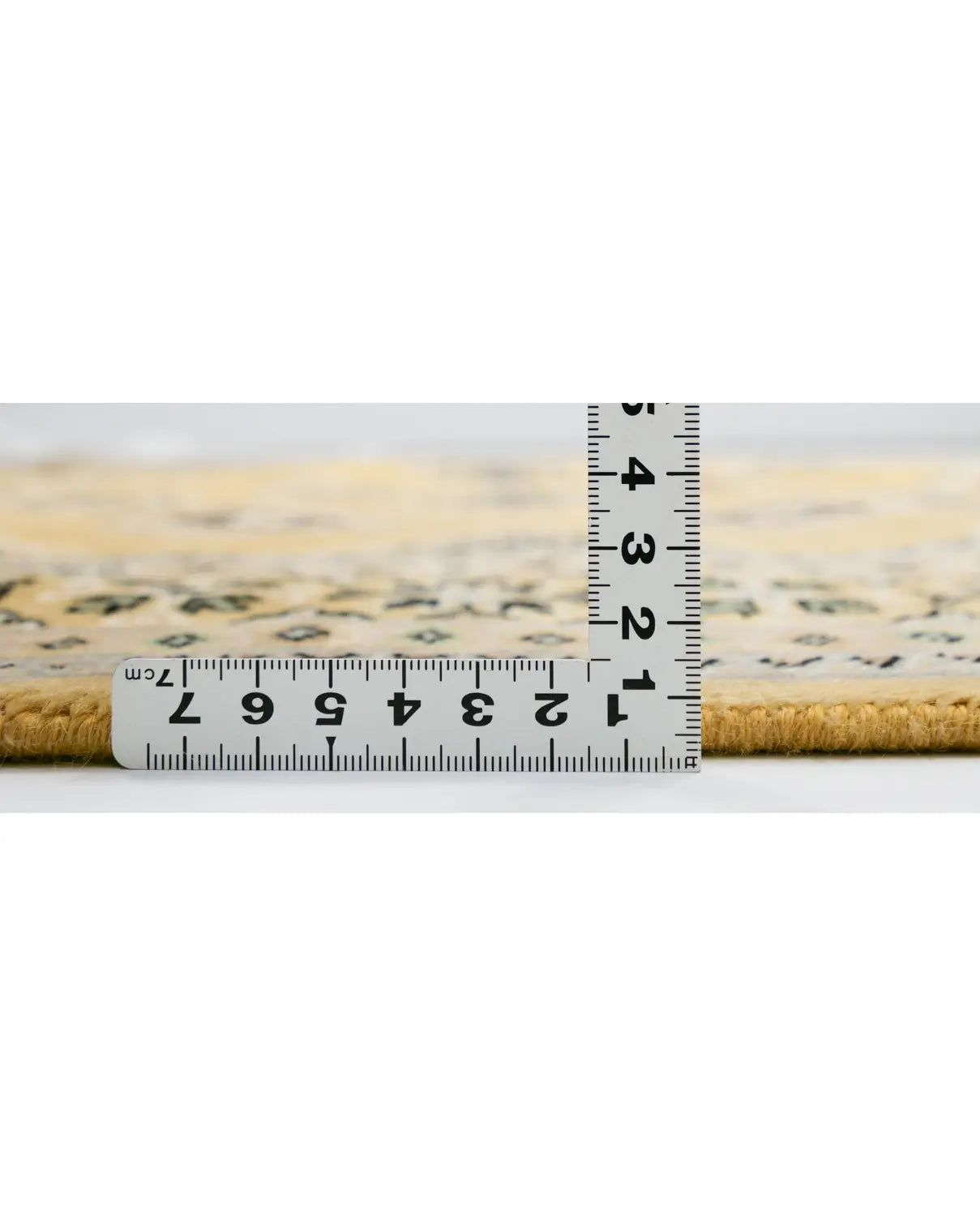 パキスタン絨毯 SATHI RUGS ウール 手織り 黄色