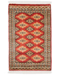 パキスタン絨毯 シルクタッチ 約62×94cm