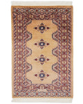 パキスタン絨毯 シルクタッチ 約91×62cm