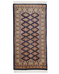 パキスタン絨毯 シルクタッチ 約61×119cm