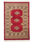 パキスタン絨毯 シルクタッチ 約64×96cm