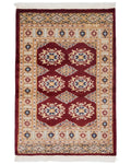パキスタン絨毯 シルクタッチ 約93×64cm