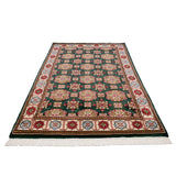 パキスタン絨毯 シルクタッチ 約123cm x 191cm