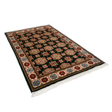 パキスタン絨毯 シルクタッチ 約123cm x 191cm