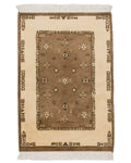 パキスタン絨毯 シルクタッチ 約64×92cm