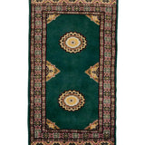 パキスタン絨毯 シルクタッチ 約50cm x 90cm