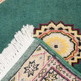 パキスタン絨毯 シルクタッチ 約50cm x 90cm