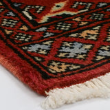 パキスタン絨毯 約31cm x 55cm