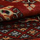 パキスタン絨毯 約31cm x 55cm