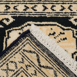 伝統的ボハラ柄が3段に並ぶ パキスタンウール絨毯