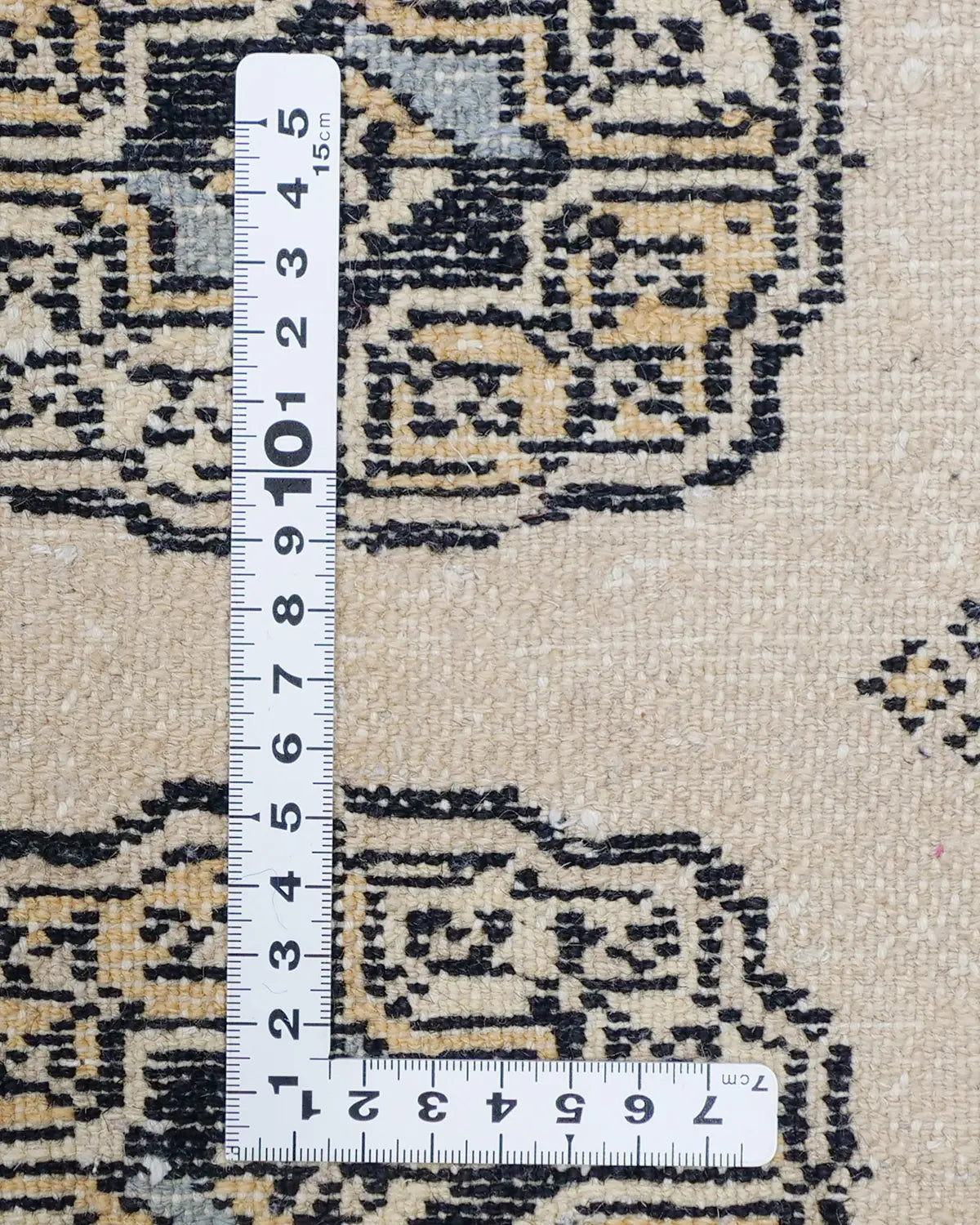 パキスタン絨毯 玄関マット ベージュ