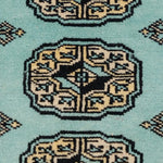 パキスタン絨毯 ミントグリーン ミニ ボハラ