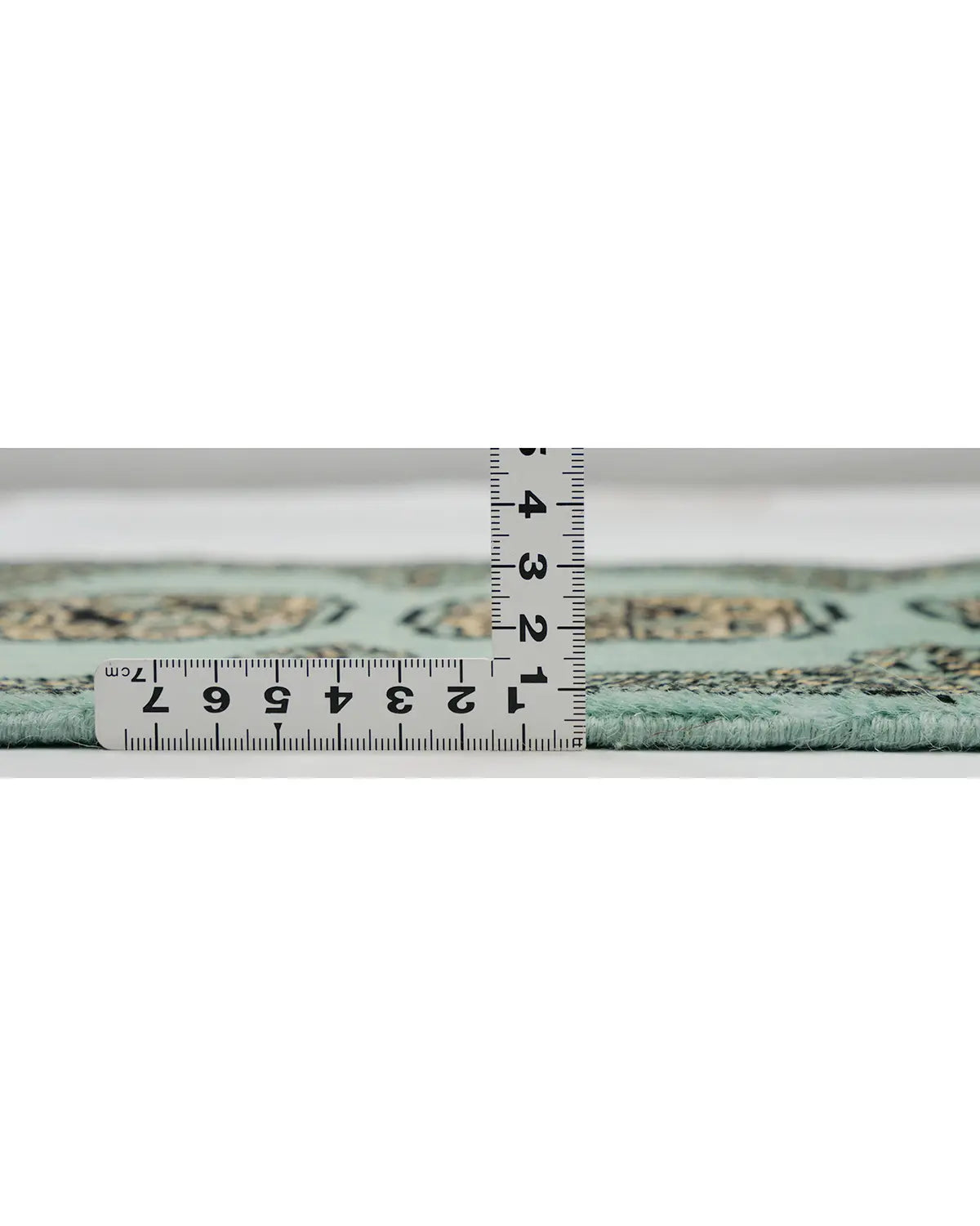 パキスタン絨毯 ミントグリーン ミニ ボハラ