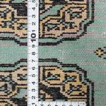 パキスタン絨毯 ミントグリーン ミニ ボハラ