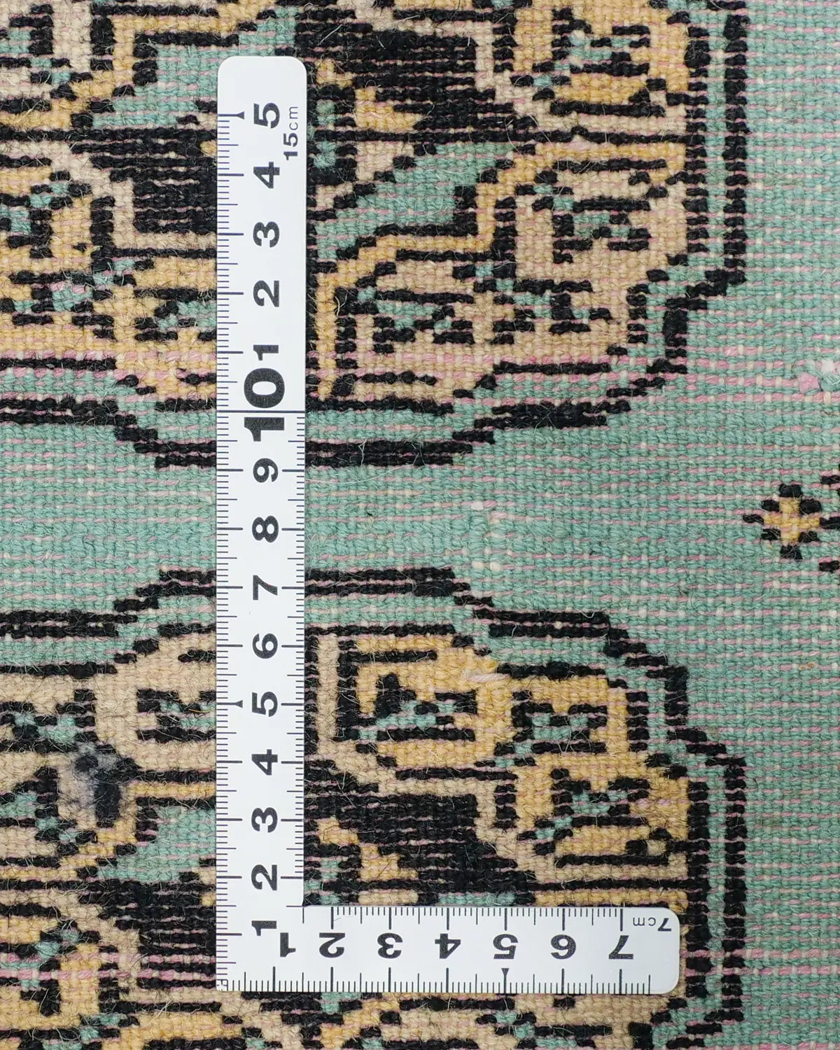 パキスタン絨毯 ミントグリーン ミニ ボハラ