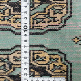 パキスタン絨毯 ミントグリーン ミニ ボハラ