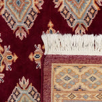 高級感ある赤系デザインのパキスタン絨毯 ラホール産